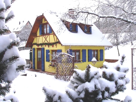 Gite en Alsace en hiver